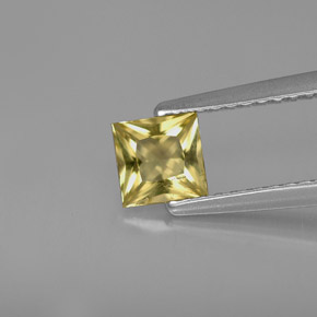 Berilo Amarelo Dourado Natural 0.41ct, Quadrado, VS