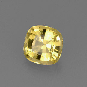 Berilo amarelo natural 0,74ct, almofada cortada, VVS-VS