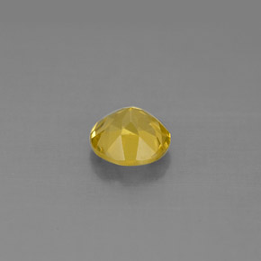 Berilo amarelo natural 0,79ct, corte redondo, VS