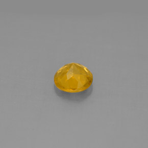 Berilo amarelo natural 0,58ct, corte redondo, VS