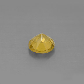 Berilo amarelo natural 0,59ct, corte redondo, VS