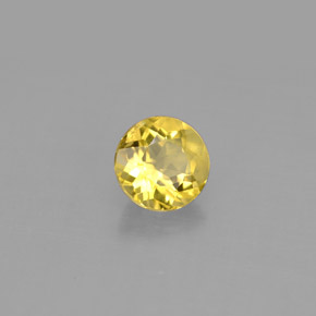 Berilo Amarelo Dourado Natural 0.80ct, Corte Redondo, VS