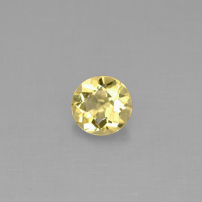 Berilo Amarelo Dourado Natural 0.43ct, Corte Redondo, VS