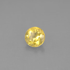 Berilo Amarelo Dourado Natural 0.60ct, Corte Redondo, VS