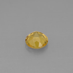 Berilo amarelo natural 0,56ct, corte redondo, VS