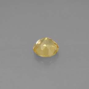 Berilo amarelo natural 0,60ct, corte redondo, VS