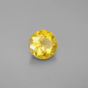 Berilo Amarelo Dourado Natural 1.18ct, Corte Redondo, VS