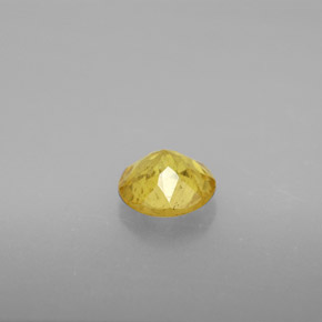Berilo amarelo natural 0,70ct, corte redondo, VS