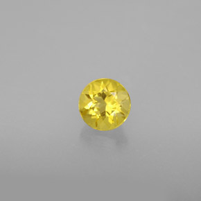 Berilo Amarelo Dourado Natural 0.54ct, Corte Redondo, VS