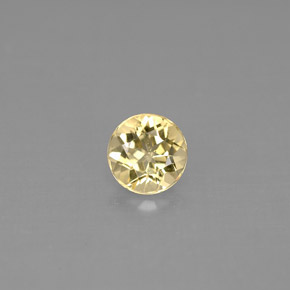 Berilo Amarelo Dourado Natural 0.44ct, Corte Redondo, VS
