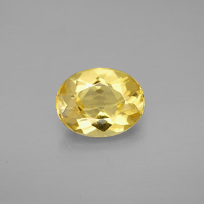Berilo Amarelo Dourado Natural 1.50ct, Corte Oval, VVS