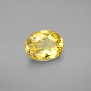 Berilo Amarelo Dourado Natural 1.50ct, Corte Oval, VVS
