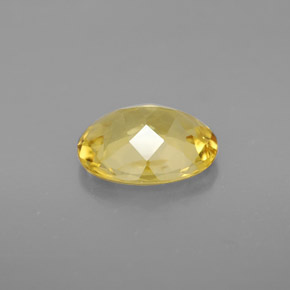 Berilo amarelo natural 1,51ct, corte oval, VVS-VS