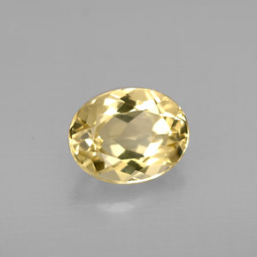 Berilo Amarelo Dourado Natural 1.94ct, Corte Oval, VVS