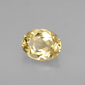 Berilo Amarelo Dourado Natural 1.94ct, Corte Oval, VVS