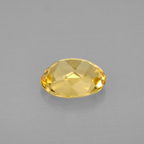 Berilo amarelo natural 1,70ct, corte oval, VVS