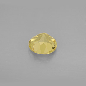 Berilo amarelo natural 1,24ct, corte redondo, VVS-VS