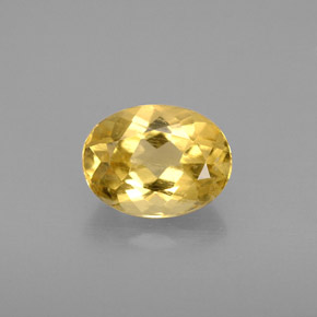 Berilo Amarelo Dourado Natural 1.11ct, Corte Oval, VS