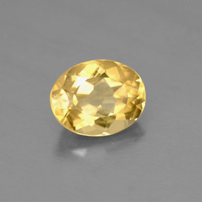 Berilo Amarelo Dourado Natural 1.69ct, Corte Oval, VS