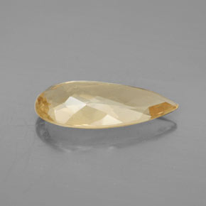 Berilo Amarelo Dourado Natural 4.05ct, Formato de pêra, VS-SI