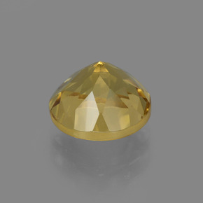 Berilo ouro natural 2,03ct, corte redondo, VS
