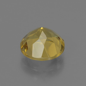 Berilo ouro natural 1,88ct, corte redondo, VVS