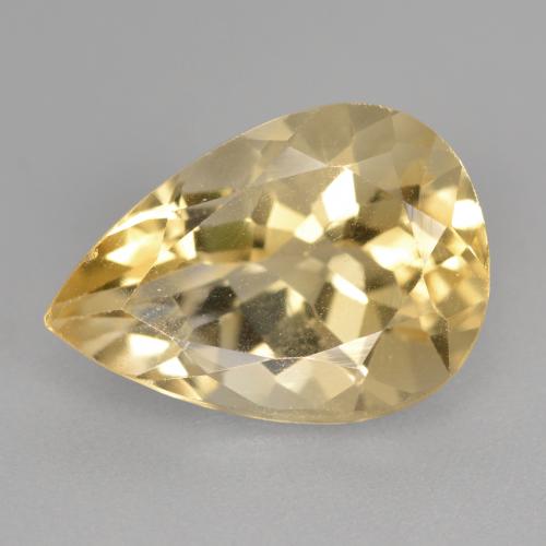 Berilo Dourado Natural 5.14ct, Formato de pêra, VS