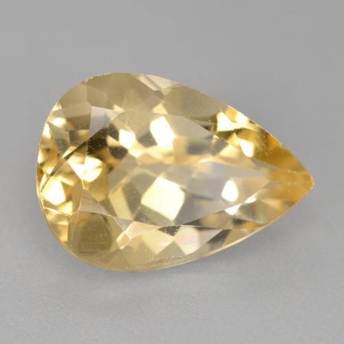 Berilo Dourado Natural 5.14ct, Formato de pêra, VS