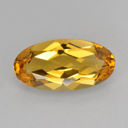 Berilo Ouro Natural 3.10ct, Corte Oval, VVS