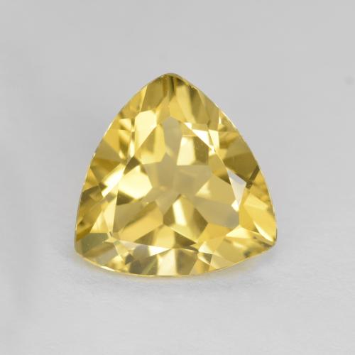 Berilo ouro brilhante Natural 2.07ct, Trilhão, VVS