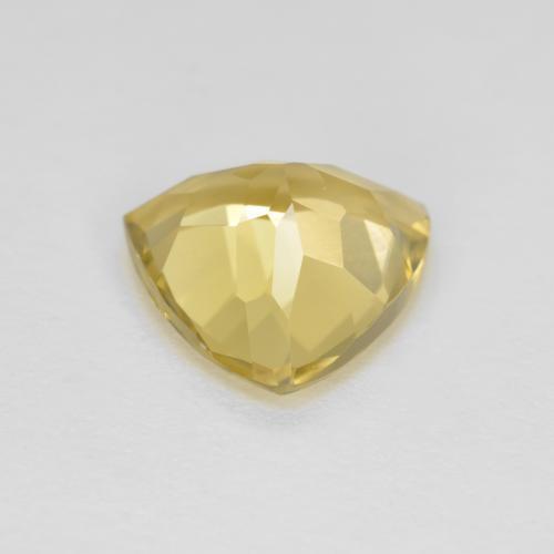 Berilo ouro brilhante Natural 2.07ct, Trilhão, VVS