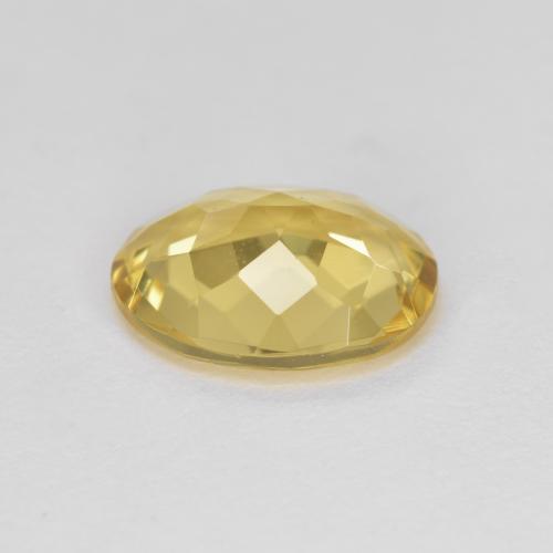 Berilo amarelo natural 2,00ct, corte oval, VVS-VS