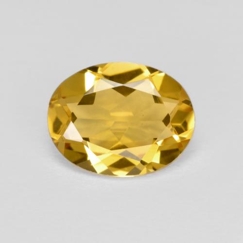 Berilo Mel amarelo Natural 1.68ct, Corte Oval, VVS