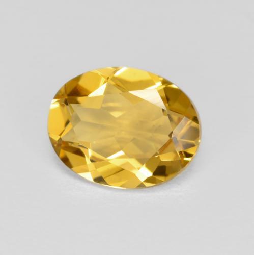 Berilo Mel amarelo Natural 1.68ct, Corte Oval, VVS