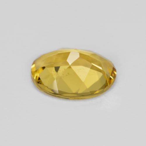 Berilo Amarelo escuro Natural 1.48ct, Corte Oval, VS