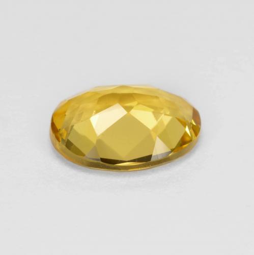 Berilo Amarelo escuro Natural 1.57ct, Corte Oval, VS
