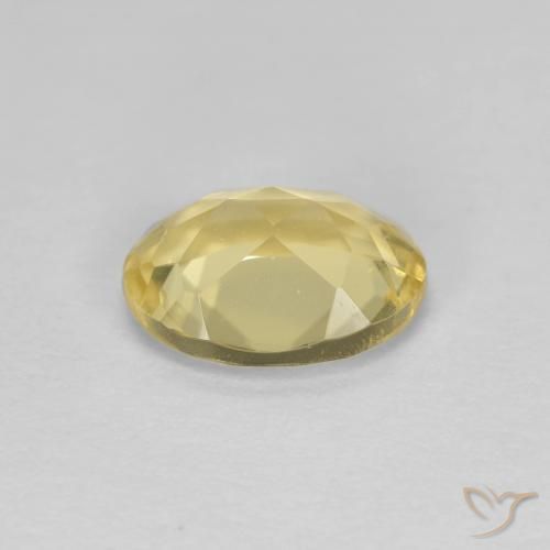 Berilo Amarelo Mostarda Natural 1.12ct, oval, VVS-VS