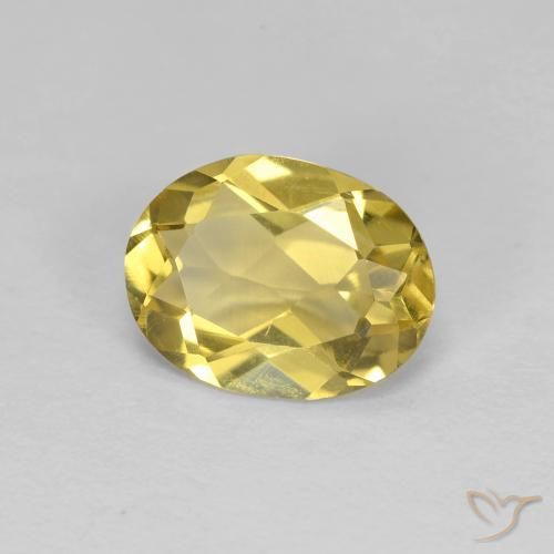 Berilo Luz amarela Natural 1.14ct, oval, VVS-VS