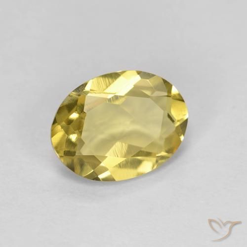 Berilo Amarelo Dijon Natural 1.19ct, oval, VVS-VS