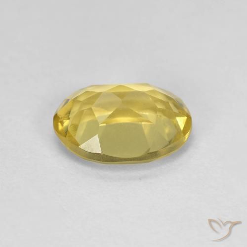 Berilo Amarelo Mostarda Natural 1.23ct, oval, VVS-VS
