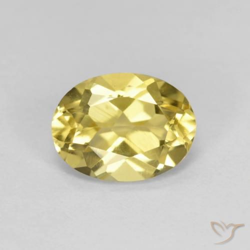 1.33ct Natural Amarelo Dijon Berilo, oval, VVS-VS