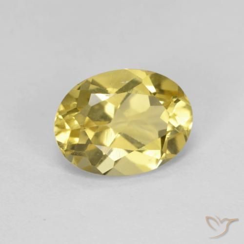 Berilo Amarelo Dijon Natural 1.33ct, oval, VVS-VS