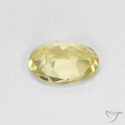Berilo Luz amarela Natural 1.16ct, oval, VVS-VS