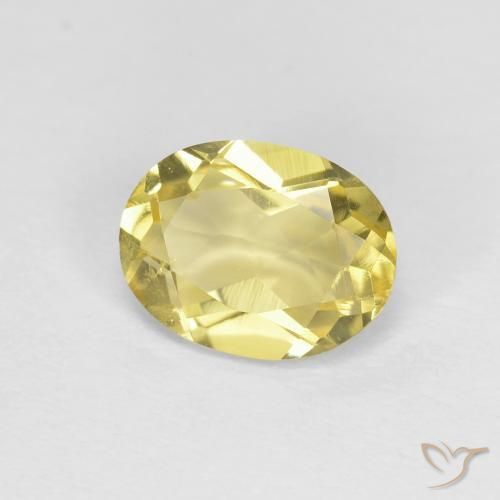 Berilo Luz amarela Natural 1.21ct, oval, VVS-VS