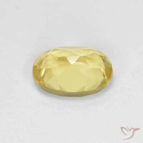 Berilo Luz amarela Natural 1.21ct, oval, VVS-VS