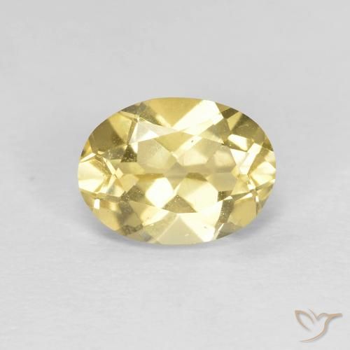 1.27ct Natural Amarelo Dijon Berilo, oval, VVS-VS