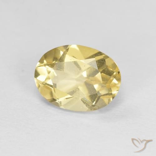 Berilo Amarelo Dijon Natural 1.27ct, oval, VVS-VS