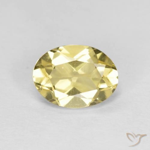 1.15ct Natural Amarelo Claro Laguna Berilo, oval, VVS-VS