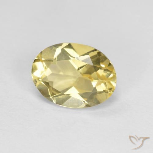Berilo Amarelo Claro Laguna Natural 1.15ct, oval, VVS-VS