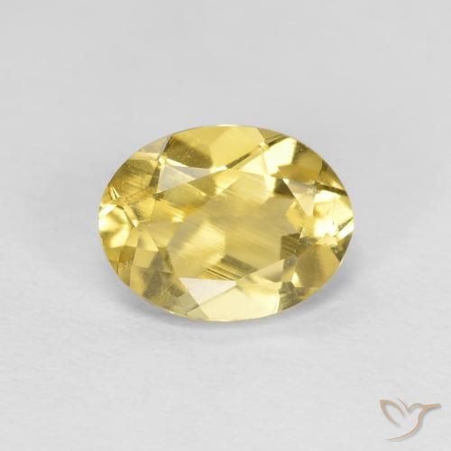 1.29ct Natural Amarelo Toscana Berilo, oval, VVS-VS
